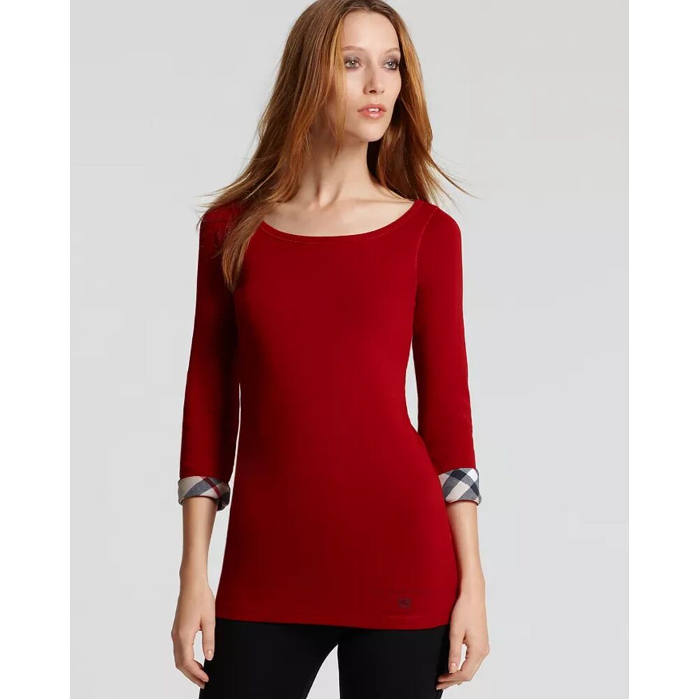 Burberry Brit Three-Quarter Sleeve Tee